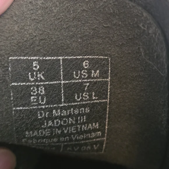 Dr. Martens Jadon Black Leather Lace-Up Boots - Picture 2 of 5